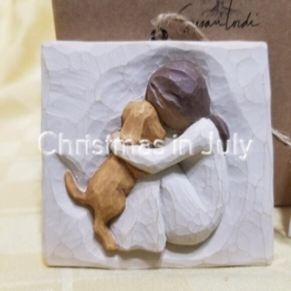 Willow Tree Susan Lordi True Ornament Puppy Dog Friend #26136 with box - Picture 2 of 3